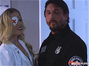 ultra-kinky nurse Ash Hollywood banged hard by Tommy Gunn